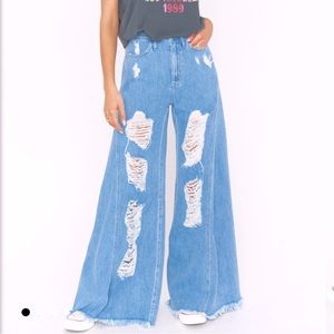 Show Me Your Mumu San Fran Super Flare Jeans